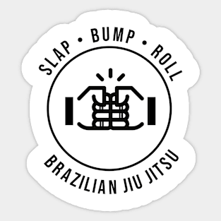 Jiu Jitsu Slap Bump Roll Sticker